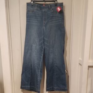 SPANX Seamed Front Wide Leg Jeans